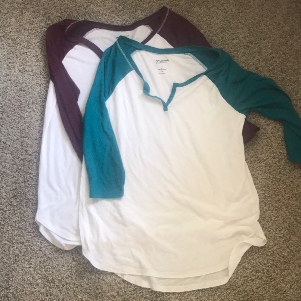 2 Juinor XL baseball tee